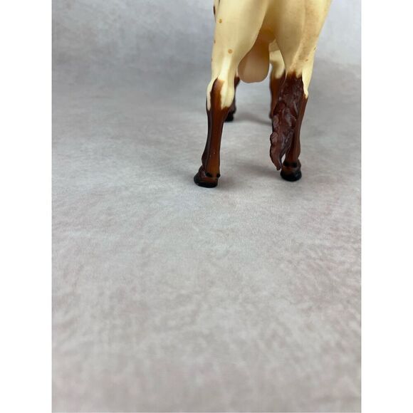 Vintage Breyer Chestnut Pinto Longhorn Bull - Picture 12 of 13